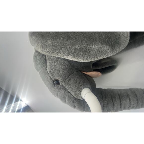 Melissa & Doug Plush Giant Over Sized Elephant Plush Lifelike Stuffed Animal - Picture 10 of 15